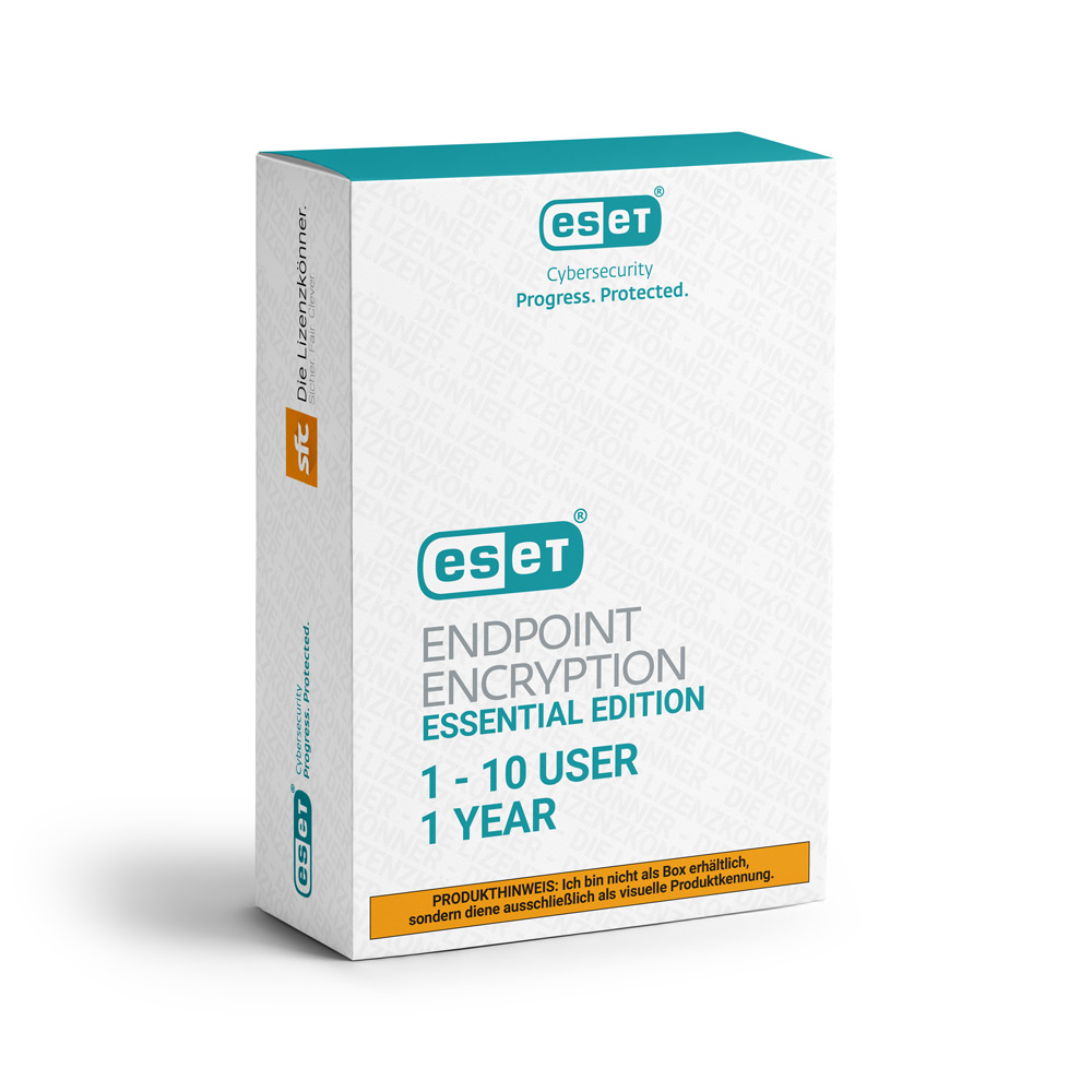 ESET Endpoint Encryption Essential Edition 1-10 User dt Sub Vv+1YM