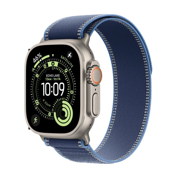 Apple Watch Ultra 3 (2025) natural titanium 49mm 4G bright blue Trail Loop M/L