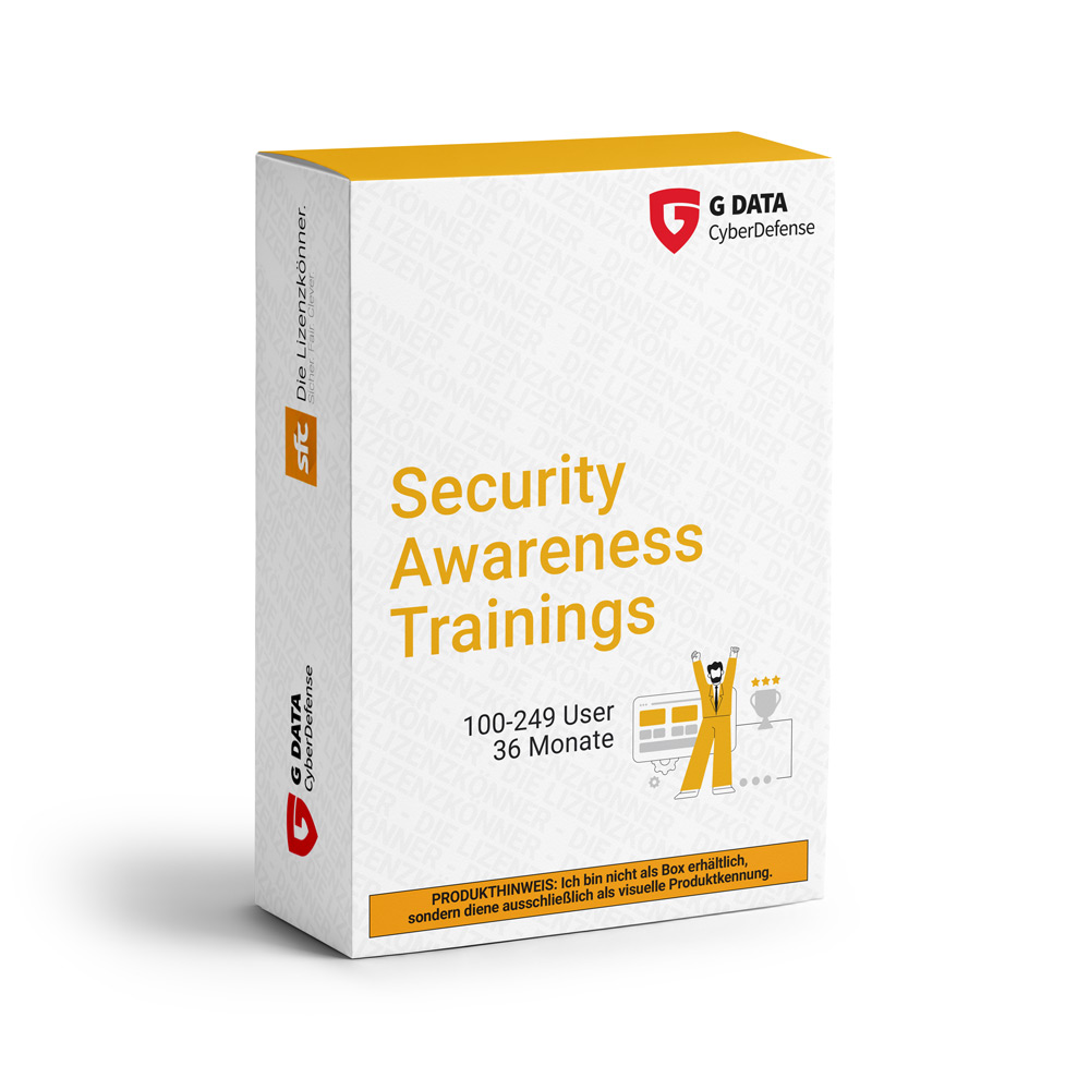 G DATA Security Awareness Trainings 100-249 Vv+3YM