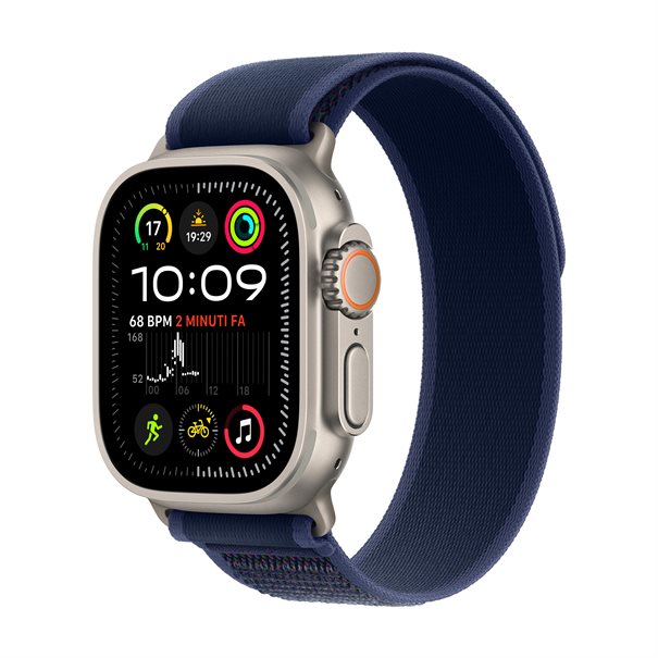 Apple Watch Ultra 2 (2024) natural titanium 49mm 4G blue trail loop Size M/L