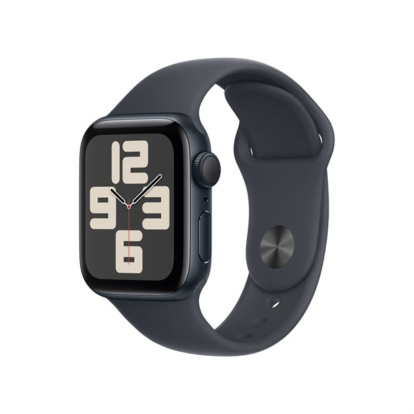 Apple Watch SE (2024) midnight aluminium  40mm midnight sport band Size S/M